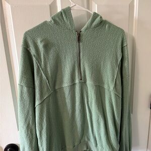Urban Outfitters Textured Sage Zip-Up